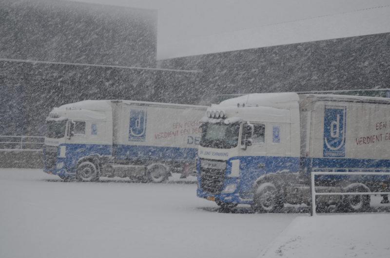 Snow at De Jong Packaging