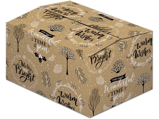 kerstpakketdoos dubbel golfkarton